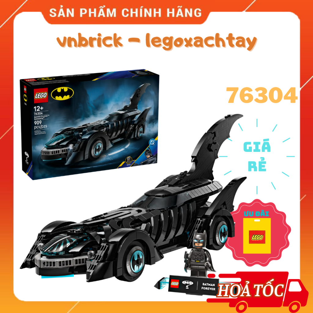 LEGO Batman 76304 Đồ Chơi Lắp Ráp Xe Batman Forever | Shopee Việt Nam