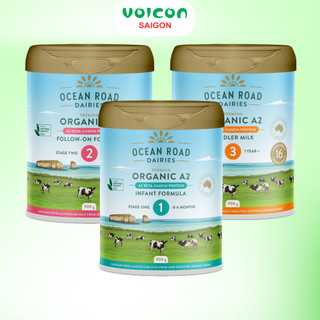 Sữa Ocean Road Organic A2 900g – Hữu cơ từ Úc - Hỗ trợ tiêu hóa, đề kháng và phát triển toàn diện