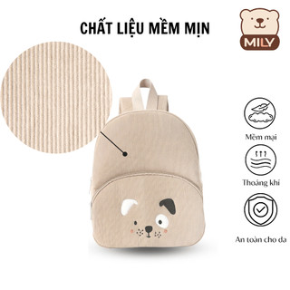 Balo Hình Thú Dễ Thương, Cho Bé 1 - 5 Tuổi Đi Chơi, Đi Học, Chất Vải Nhung Tăm Cao Cấp