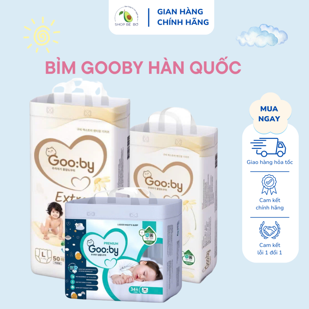 Bỉm gooby - Giá Tốt, Miễn Phí Vận Chuyển, Đủ Loại | Shopee Việt Nam