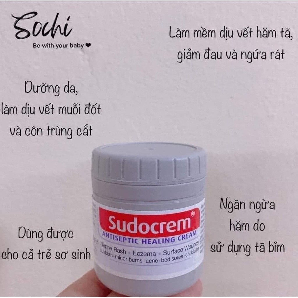 Kem Chống Hăm Tã Trẻ Em SUDOCREM (60g-125g)cho bé yêu mẫu mới 2025