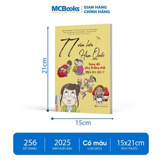 Sách - 77 văn hóa Hàn Quốc trong đời sống thường nhật - Sách song ngữ Việt Hàn