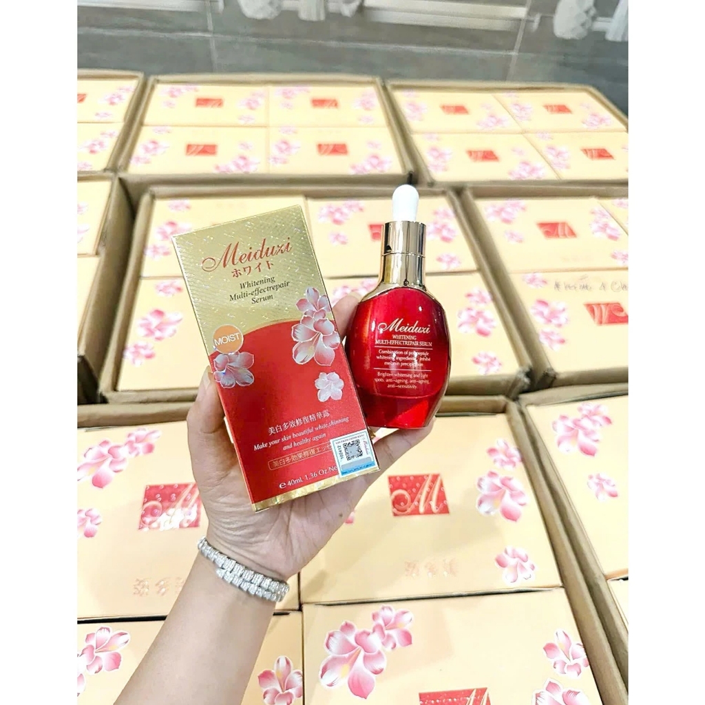 Serum Meiduzi Plus Truyền Trắng Nhật Bản 40ml Cao Cấp - Hỗ Trợ Da Mụn Cải Thiện Lão Hóa Da