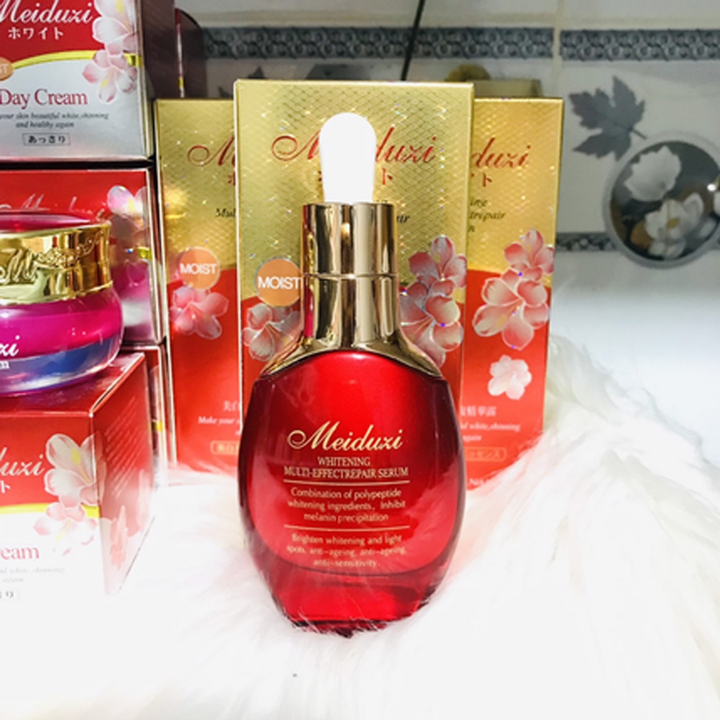 Serum Meiduzi Plus Truyền Trắng Nhật Bản 40ml Cao Cấp - Hỗ Trợ Da Mụn Cải Thiện Lão Hóa Da
