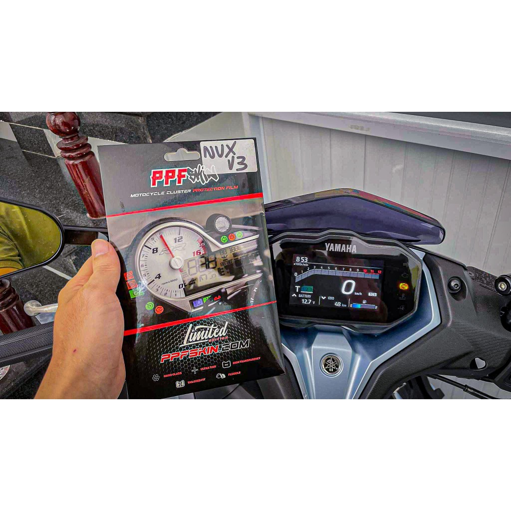 PPF NVX V3, PPF Yamaha NVX V3, dán đồng hồ xe