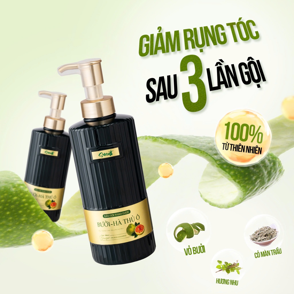 Dầu XẢ Bưởi Hà Thủ Ô Susoft – Giảm Rụng, Mọc Tóc, Dưỡng Tóc Suôn Mượt - 500ml