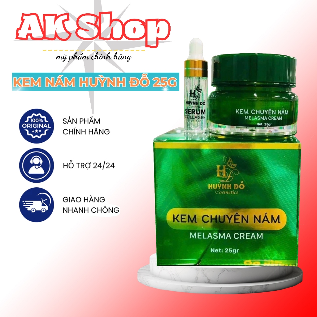 Combo Face Serum Giảm Nám Huỳnh Đỗ Cosmetics Chính hãng