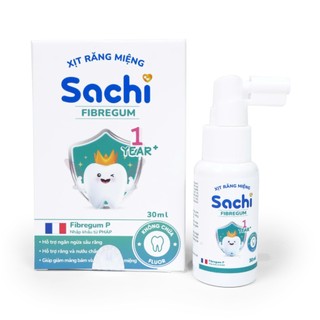 Xịt Chống Sâu Răng Cho Bé SACHI Ngăn Ngừa Mảng Bám Giảm Hôi Miệng - Chai 30ml
