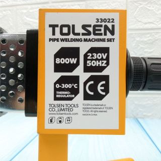 Máy hàn ống nhựa TOLSEN 33022 công suất 800W, cỡ ống từ 20-63mm, tối đa 300 độ C, Bh 12 tháng Kouritsu Official Store