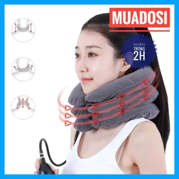 Đai Nâng Cổ Đai Đỡ Cổ Đai Gối Hơi Trị Liệu Kéo Giãn Cột Sống Cổ Đốt Sống Cổ loại xin