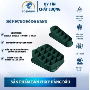 Hộp Nhựa Đựng Đồ Lót, Vớ Đa Năng Có Nắp Đạy , Xếp Chồng Thoải Mái