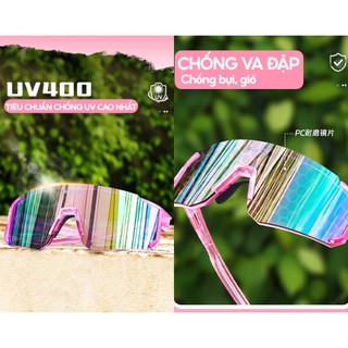 Kính nữ chạy bộ đạp xe leo núi chạy trail trekking hiking thể thao phân cực chống tia UV400 siệu nhẹ