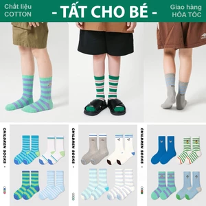 Tất bé trai bé gái Chất liệu CAO CẤP Sợi Cotton chính phẩm Mềm mại thoáng khí an toàn cho da