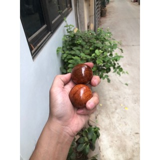 Bi lăn tay gỗ hương ta cao cấp giá rẻ tại xưởng - Combo 2 viên