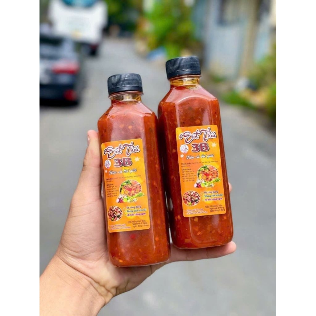(GIAO HỎA TỐC HCM)COMBO 2 CHAI SỐT THÁI SIÊU NGON- trộn chân gà. tai heo. hải sản chai 330ml TRỘN CẢ THẾ GIỚI LUÔN NÈ