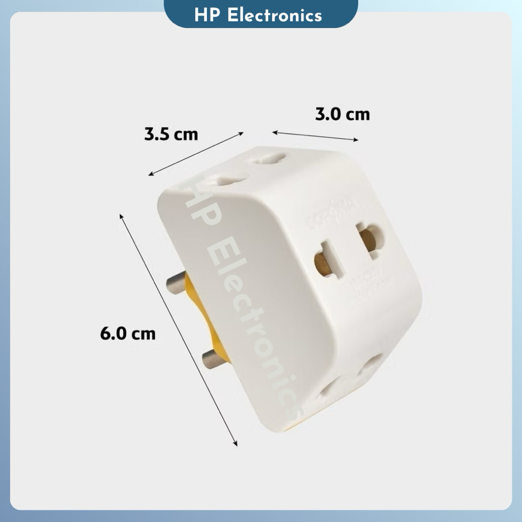 [ Chính hãng ] Phích cắm điện, ổ chia 1 ra 3 SOPOKA 10A - 220V , Ổ cắm nối chia 3 ngã