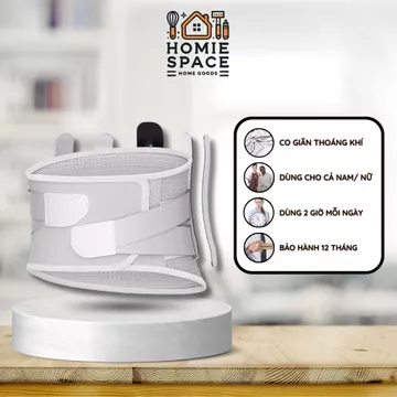 Đai Lưng Hỗ Trợ Cột Sống - Đai Thắt Lưng Cột Sống Thoát Vị Đĩa Đệm Giảm Đau Thắt Lưng Hiệu Quả