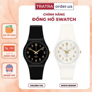 Đồng hồ S.watch 34mm - GOLDEN TAC, WHITE BISHOP