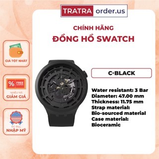 Đồng hồ Nam S.watch 47mm - Dòng BIG BOLD: C-BLACK, C-GREY, BURNING LAVA, BBBLACK | BigBuy360 - bigbuy360.vn