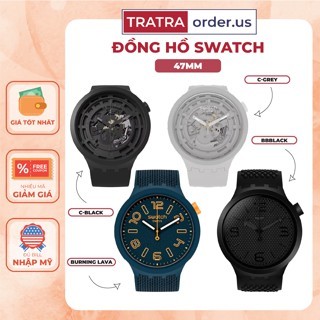 Đồng hồ Nam S.watch 47mm - Dòng BIG BOLD: C-BLACK, C-GREY, BURNING LAVA, BBBLACK | BigBuy360 - bigbuy360.vn