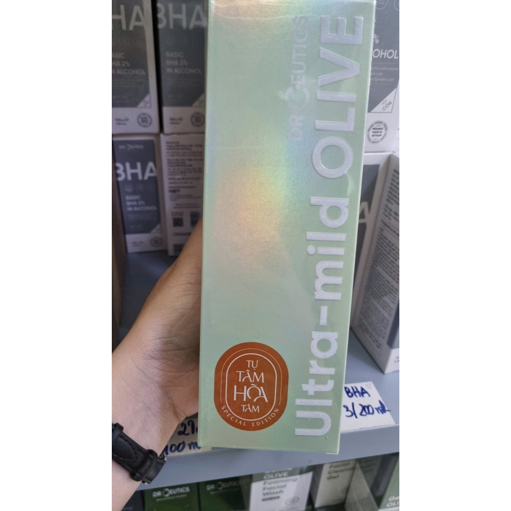 DRCEUTICS Nước Tẩy Trang Ultra-mild OLIVE Cleansing Water Cho Mọi Loại Da, Da Nhạy Cảm 310ml 480ml 500ml