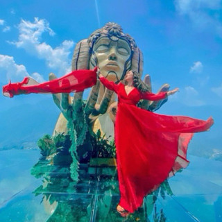 Maxi tơ gân tay dài 🔥TẶNG KÈM KHĂN TRÙM (chụp đồi cát, du lịch siêu chất)