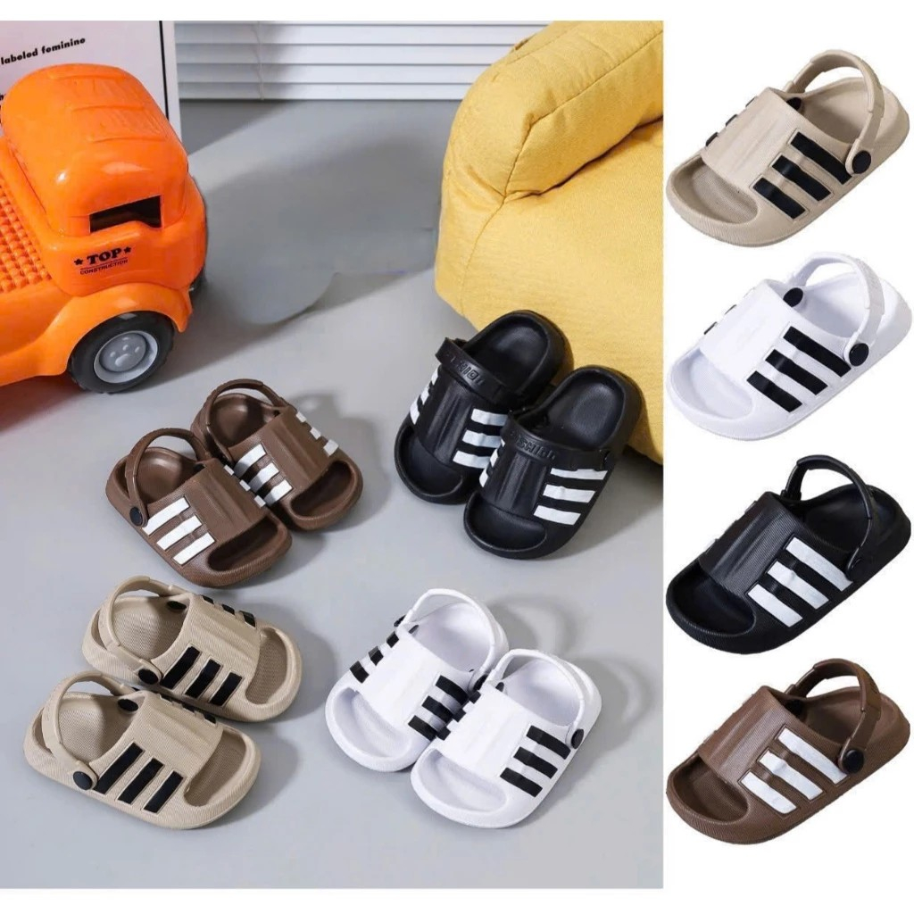 Dép bánh mì thời trang tập đi có quai sau siêu nhẹ cho bé trai bé gái laika thiết kế dễ thương