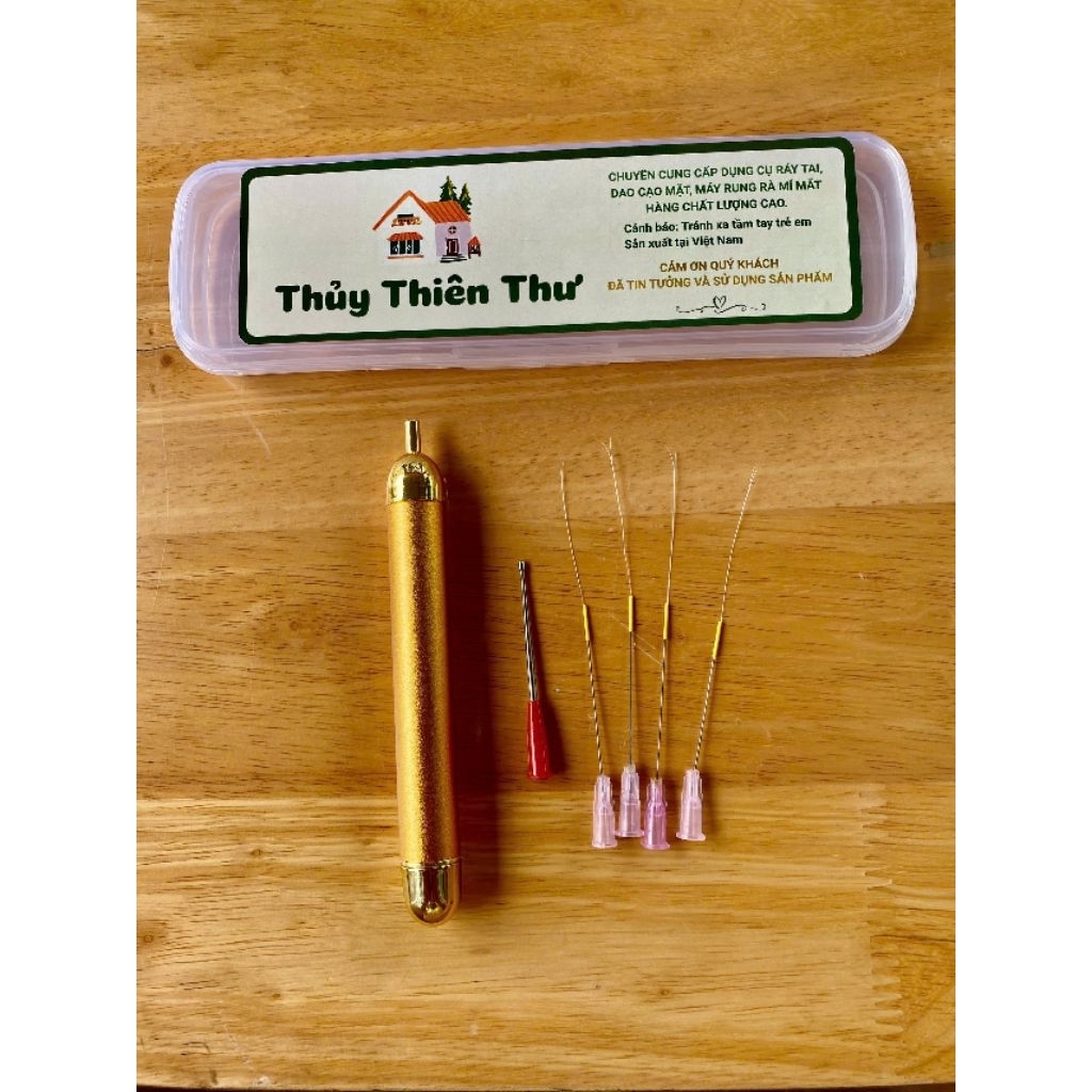THUỶ THIÊN THƯ, máy massage mắt, bút rung rà mí mắt, đánh mí mắt 3in1  5in1 cao cấp ,có hộp đựng