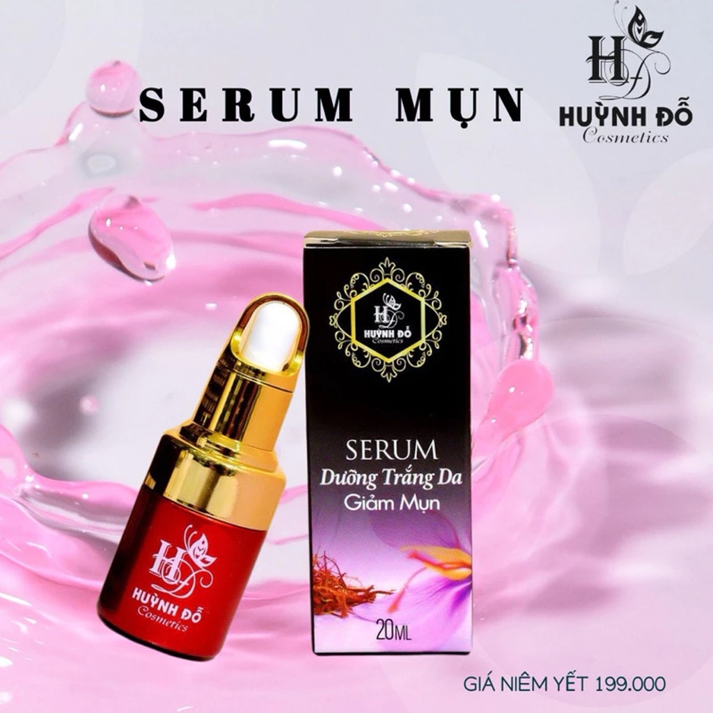 Serum Mụn Dưỡng Trắng Da Huỳnh Đỗ Cosmetics Chính Hãng 20ml
