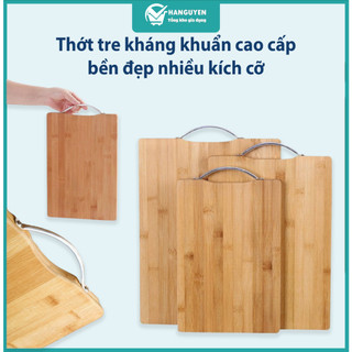 Thớt tre kháng khuẩn cao cấp bền đẹp nhiều kích cỡ tiện lợi cho nhà bếp hàng ngày
