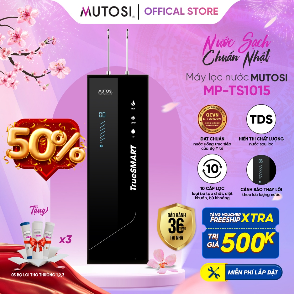 [ Miễn phí lắp đặt ] Máy lọc nước cảnh báo thông minh TrueSMART MP ...