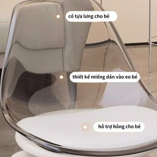 KUKA Ghế Xoay 360° Đa Năng  Ngồi Thoải Mái Dễ Chịu Đệm PU Chống Trượt Chống Bẩn  Tiện Dụng