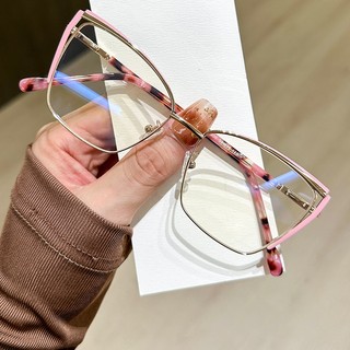 Kính Cận Có Độ Nữ ALOLA Gọng Kính Mắt Mắt Mèo Kim Loại Chống Ánh Sáng Xanh Đổi Màu Khi Ra Nắng Thời Trang