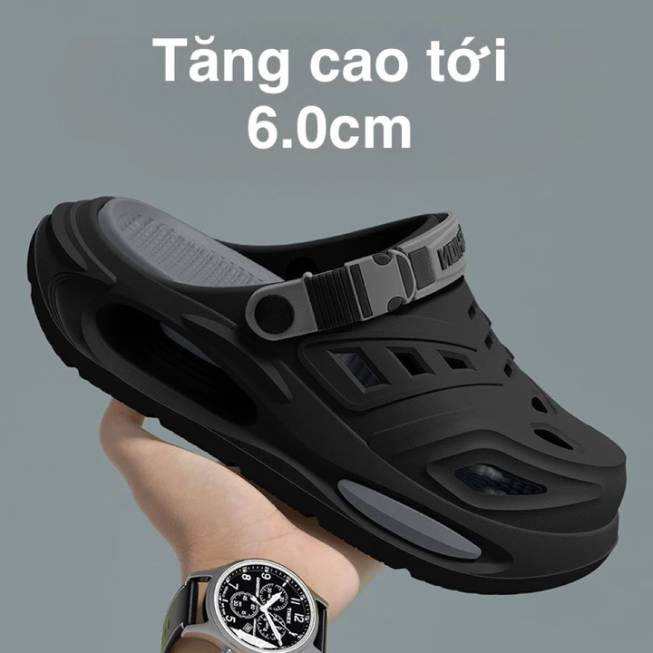 [FREESHIP-giao ngay] Dép sục nam đế cao, giày quai hậu đi mưa đi chơi đi học đi làm đế mềm êm siêu bền, gi