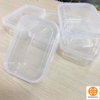 Bộ 5 hộp lạnh Việt Nhật đựng thức ăn an toàn tiện lợi trữ đông đồ ăn dặm cho bé ms: 6685