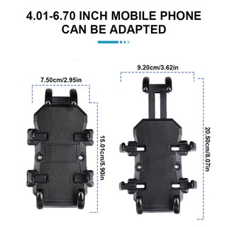 Giá đỡ gắn điện thoại chống rung gắn ghi đông, chân gương bảo vệ camera điện thoại, kẹp điện thoại chống giật,chống rung