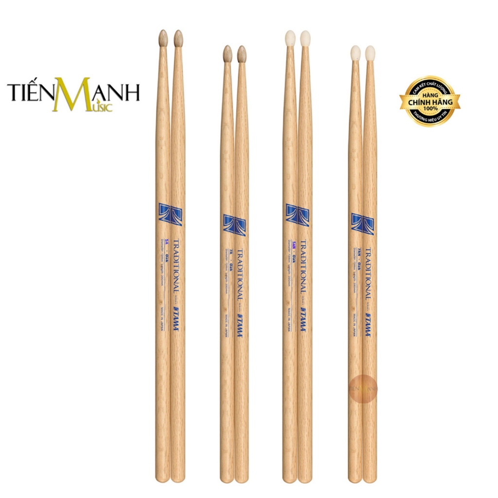 [Chính Hãng] Dùi Trống Tama 5A, 7A, 5AN, 7AN Đầu Nhựa - Japanese Oak ...