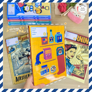 [LẺ] Giấy Bao Tập, Bao Vở, Bao Sách Phong Cách Vintage Giấy Bóng Dày Chất Lượng | Thiết kế bởi Pinandschool