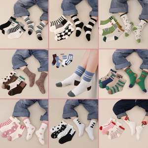 Tất trẻ em cao cấp Size 1-6 tuổi Sản xuất từ sợi COTTON nguyên sinh mềm mại co giãn kháng khuẩn