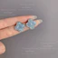 Bông tai nữ bạc cỏ bốn lá đính đá sang trọng Hoa tai đính pha lê Zirconia cao cấp sang trọng thương hiệu ChicEar Jewelry