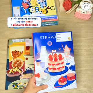 [LẺ] Giấy Bao Tập, Bao Vở, Bao Sách Chủ Đề Food & Drink Hoạ Tiết Đồ Ăn Thức Uống | Thiết kế bởi Pinandschool