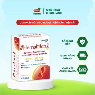 SẮT HEMATOFEROL - GIẢI PHÁP TỐT NHẤT CHO NGƯỜI THIẾU MÁU THIẾU SẮT
