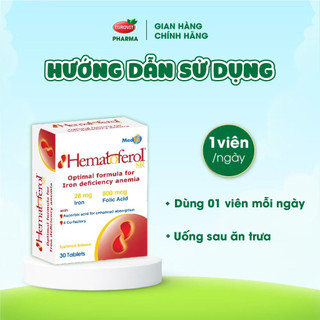 SẮT HEMATOFEROL - GIẢI PHÁP TỐT NHẤT CHO NGƯỜI THIẾU MÁU THIẾU SẮT