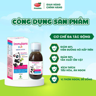 IMMUKANS 3IN1 - TĂNG ĐỀ KHÁNG 3IN1 BẢO VỆ BÉ TOÀN DIỆN KHI GIAO MÙA