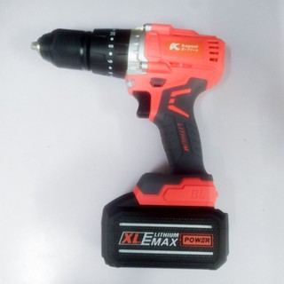 Máy khoan pin có búa không chổi than đầu kẹp 13mm, 21V, hãng Kapusi Nhật Bản, BH 12 tháng Kouritsu Official Store