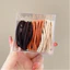 Hộp 100 Dây Cột Tóc Hàn Quốc Co Giãn Tốt, Chống Trượt, Nhiều Màu Pastel Xinh Xắn