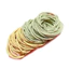 Hộp 100 Dây Cột Tóc Hàn Quốc Co Giãn Tốt, Chống Trượt, Nhiều Màu Pastel Xinh Xắn