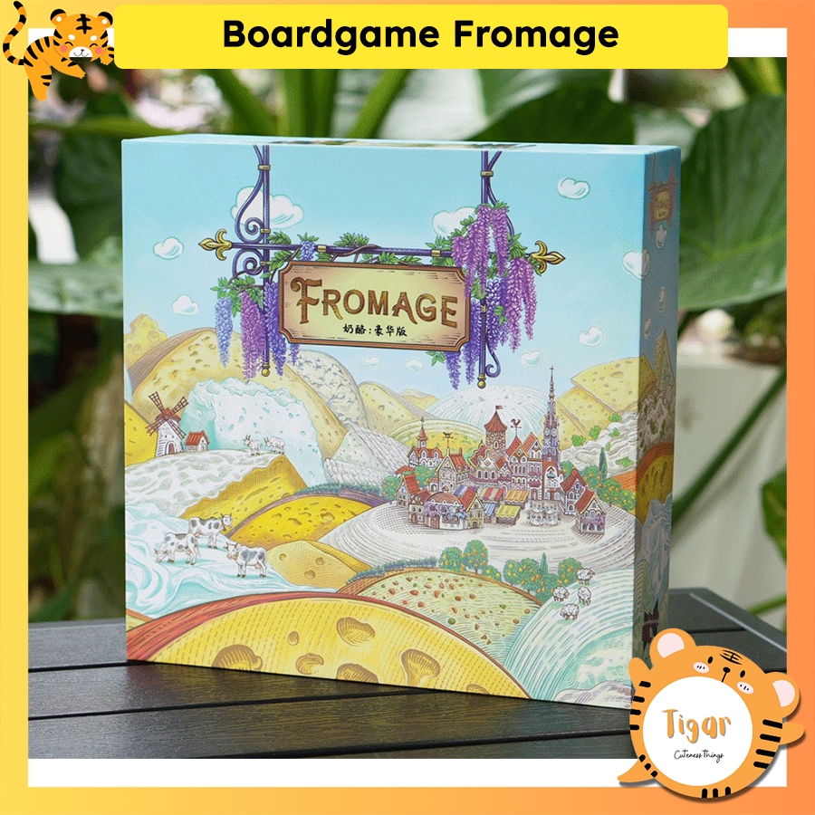 Boardgame Fromage Trở Thành thợ phô mai danh tiếng bản Trung Engsub