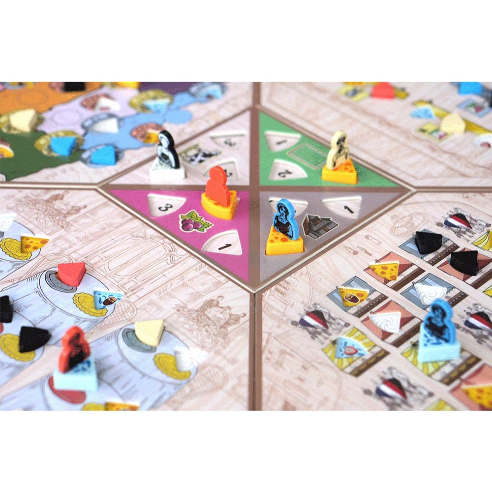 Boardgame Fromage Trở Thành thợ phô mai danh tiếng bản Trung Engsub