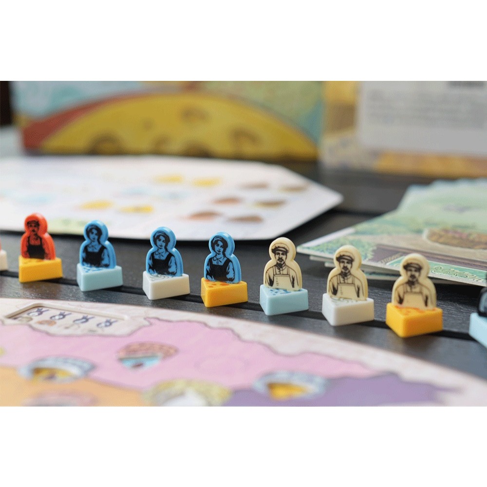Boardgame Fromage Trở Thành thợ phô mai danh tiếng bản Trung Engsub